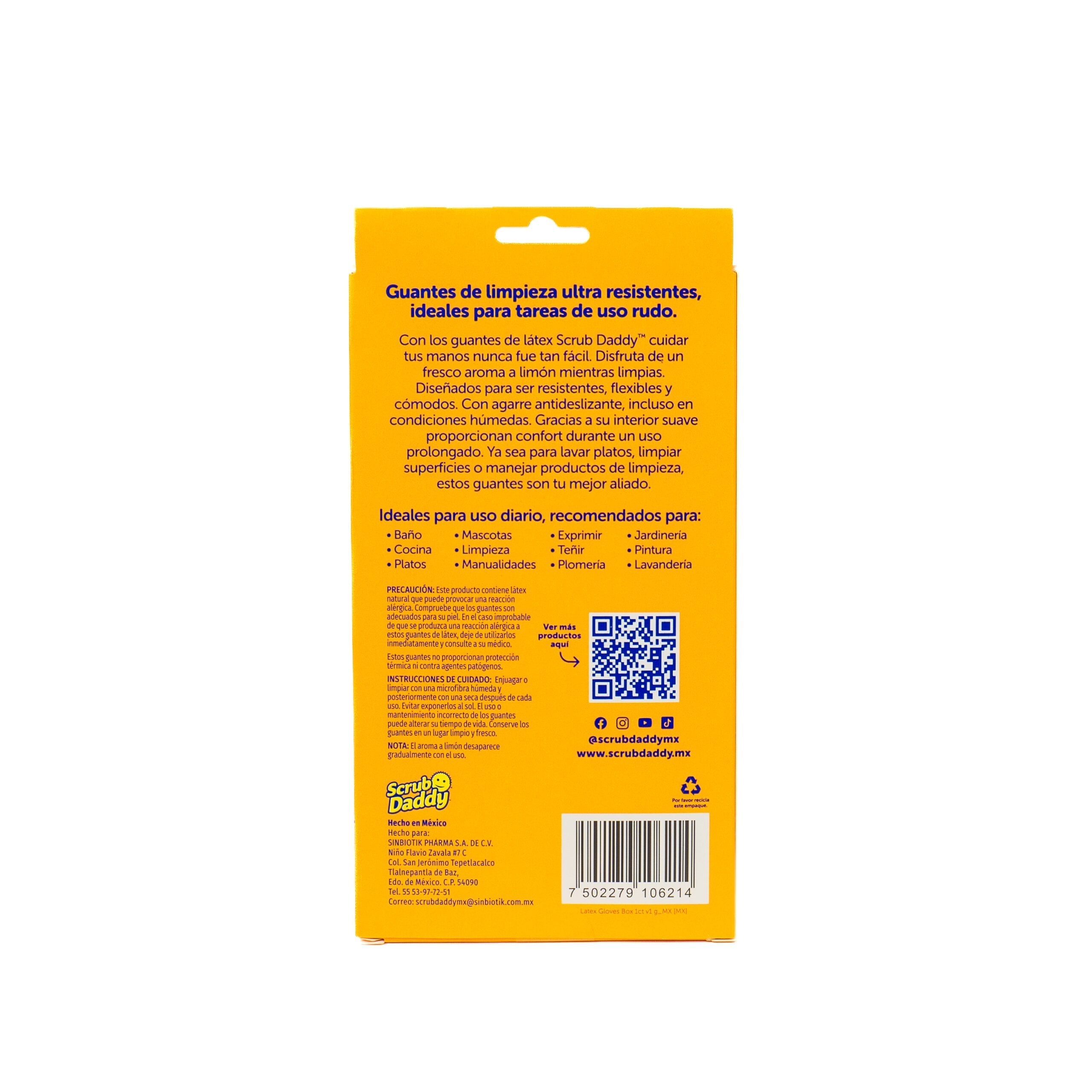 Scrub Daddy Lemon Scented Latex Gloves | scrubdaddy Selection | Scrubdaddystart 1D76 - Image 5